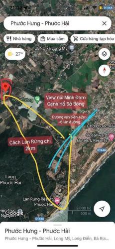 TRỤC CHÍNH PHƯỚC HƯNG PHƯỚC HẢI-  ĐI BIỂN, CÁCH LAN RỪNG RESORT CHỈ 2KM - 1