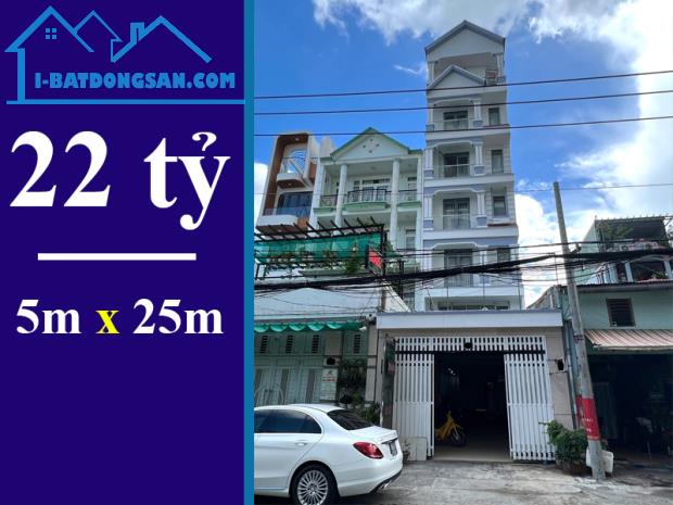 bán nhà bùi văn ba quận 7. dt: 5 x 25m, 7 tầng sân thượng, thu nhập: 70 tr/tháng