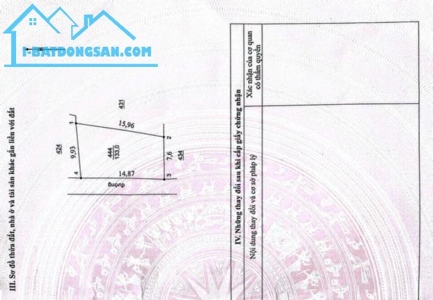 Cần bán lô đất 133m2 Phú Nghĩa Chương Mỹ - 4