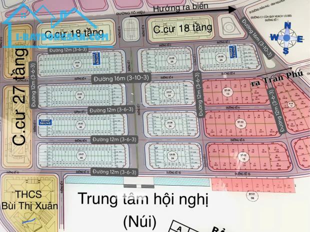 Bán đất sổ hồng KĐT Mipeco Nha Trang, DT 135m2, Đông Bắc, cách biển 500m, giá 73tr/m - 3