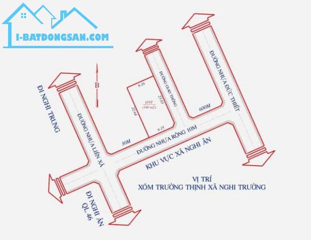 CẦN BÁN LÔ ĐẤT ĐẸP TẠI NGHI LỘC - NGHỆ AN