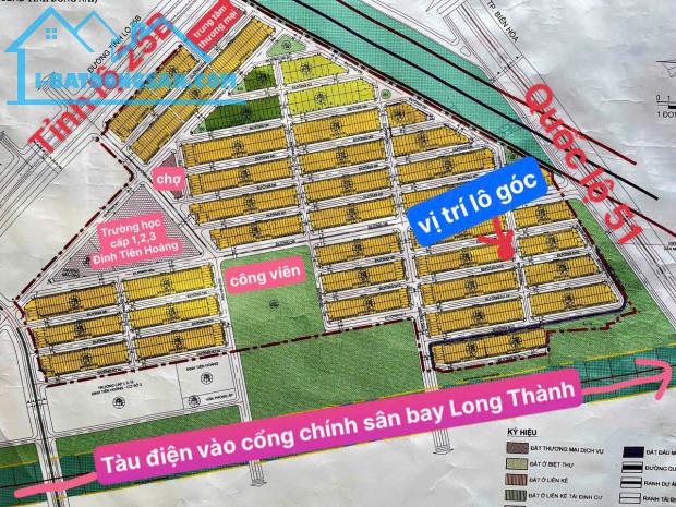 Cần bán gấp 1 lô góc  vị trí cực đẹp xây nhà hàng khách sạn KDC An Thuận Long Thành