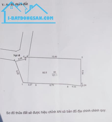 Bán đất Trương Định 121M² - Mt6.3 ,+12.3 TỶ P.Lô-Xây CCMN