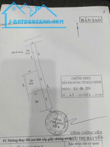 nhà ngõ 192 Tam trinh, 5 Tầng sẵn ở,dt 36 m2 ,sổ đỏ, giá 5 tỷ 8 - 1