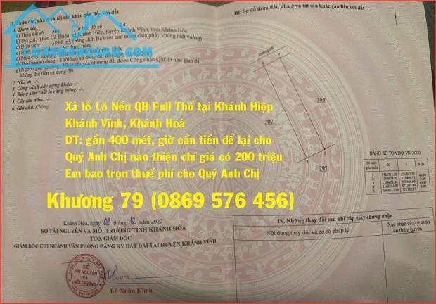 Đất vườn thổ cư giá rẻ tại thị trường khánh hoà - 2