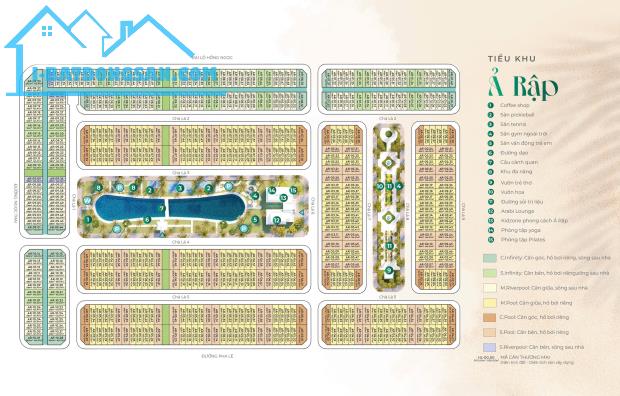 Layout phong cách Ả Rập - tiểu khu cao cấp nhất khu sông Town - 2