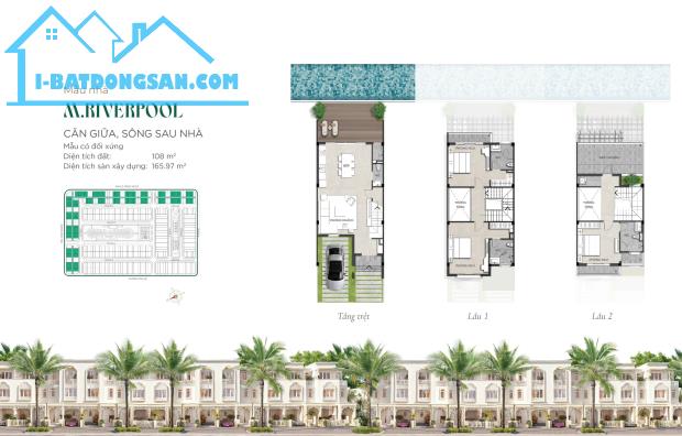 Layout phong cách Ả Rập - tiểu khu cao cấp nhất khu sông Town - 1