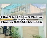 GIÁP TÂN PHÚ - HẺM Ô TÔ SÁT MẶT TIỀN - 2 TẦNG - 3PN - 82M NGANG 6.3 NHỈNH 5 TỎI XÍU