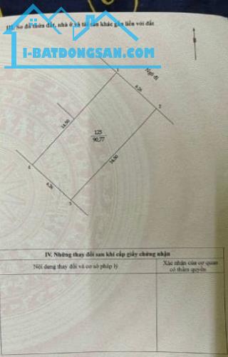 Bán gấp nhà ngõ 62 sổ đỏ  A4.  Phố Đặng Văn Ngữ. DT 91m2, MT: 6.3M. Giá:  23.9  tỷ Ô TÔ