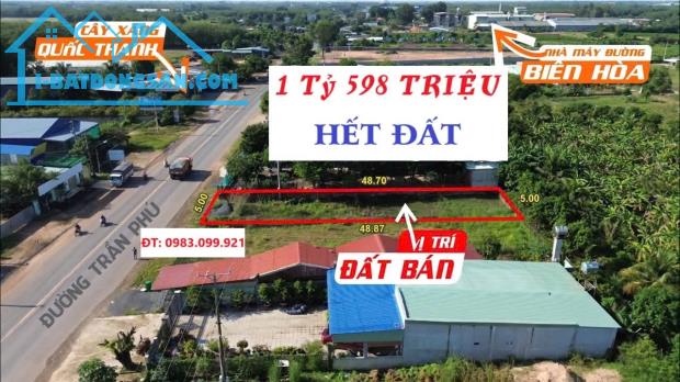 Bán đất Mặt Tiền rẻ nhất đường Trần Phú thành phố Tây Ninh - 3