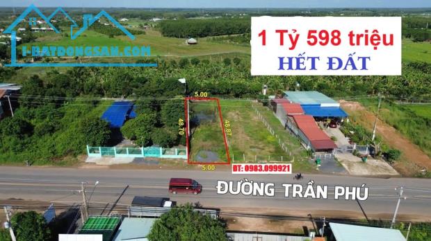 Bán đất Mặt Tiền rẻ nhất đường Trần Phú thành phố Tây Ninh - 4