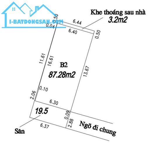 Bán nhà riêng 34 tỷ, diện tích 87.28 m2 tại Ngõ 38B, Lý Nam Đế, Cửa Đông, Hoàn Kiếm