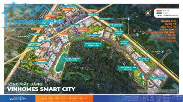 Bán căn hộ 3 phòng ngủ tại Vinhomes Smart City, nhiều lựa chọn. LH 097.5555.334 - 1