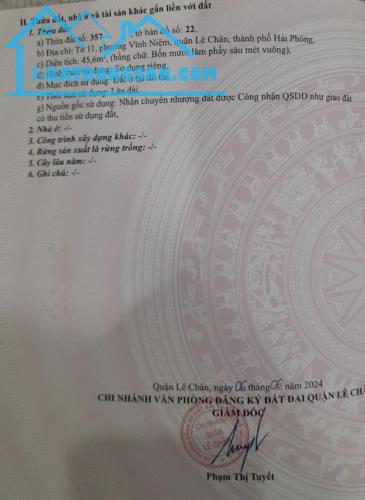 Nhà Khúc Thừa Dụ - Lê Chân, 46m 4 tầng mới tinh, GIÁ 3.1 tỉ, hướng Đông Nam - 4