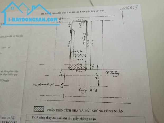 Cần bán nhà Lê Thị Hồng - Khu Cc 26, P.17, Gò Vấp Giá 10,5 tỷ - 5