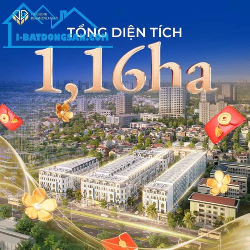 thái bình diamond city, p.trần hưng đạo, tp.thái bình. giá đầu tư f0