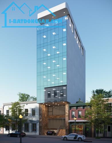 Bán tòa nhà VP 9 tầng mặt Phố Khâm Thiên DT 290m2 Mt 7.8m. Giá 150 tỷ