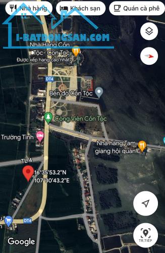 Bán lô đất mặt tiền đường 16,5m View đầm Tam Giang, thị trấn Sịa - 1