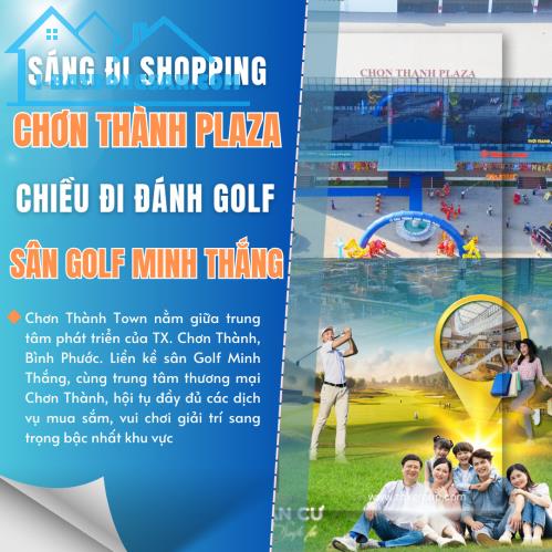 CHƠN THÀNH TOWN KHU DÂN CƯ THỊ XÃ CHƠN THÀNH (200M2/NỀN THỔ CƯ) SỔ HỒNG SẴN.GIÁ 350TR - 4