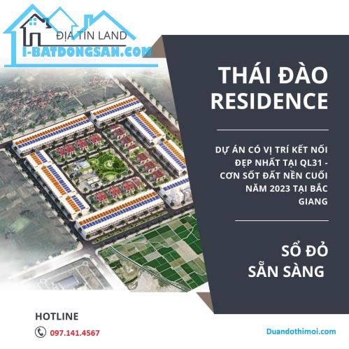 Hiếm có!! Mở bán đất nền Shophouse mặt đường Quốc lộ 31 –Đối diện trường Cao Đẳng Việt Hàn