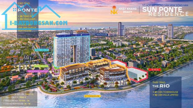 SỞ HỮU CĂN HỘ CAO CẤP SUN PONTE RESIDENCE VIEW TRỰC DIỆN SÔNG HÀN ĐÀ NẴNG CHỈ VỚI 1,3 TỶ - 1