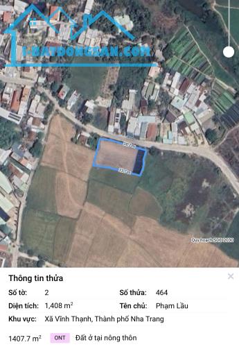 Bán đất Vĩnh Thạnh Nha Trang mặt tiền đường Phú Bình rộng 10m - 3
