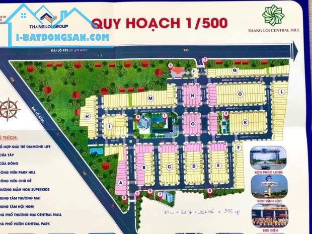 kHU dân cư THẮNG LỢI CENTRAL HILL bán căn Shophouse CĂN GỐC giá GIẢM SÂU 400 triệu - 1