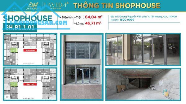 Cho thuê shophouse dự án Lavida Plus mặt tiền Nguyễn Văn Linh & Nguyễn Hữu Thọ Quận 7 - 1