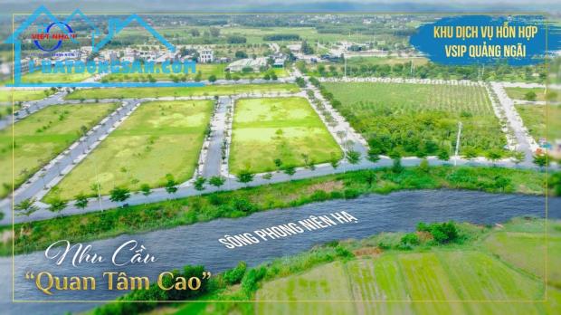 Bán đất nền liền kề KCN khu dịch vụ hỗn hợp Vsip Quảng Ngãi - 1