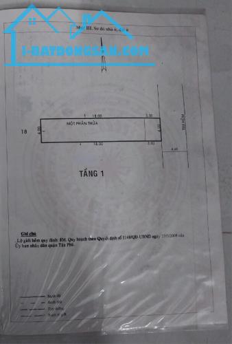 HXH GÒ DẦU P. TÂN QUÝ SÁT TÂN SƠN NHÌ 4x21M CHỈ 7 TỶ 9