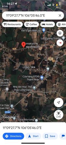 Bán gấp lô đất đường nhựa xe hơi Long Tân, X.Long Giang, Bến Cầu, Tây Ninh