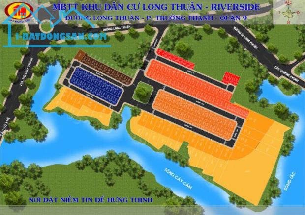 Long Thuận RiverSide 82m2 Chỉ 3tỷ489 Đất View Sông Quận 9 Rẻ Nhất 2024 - 4