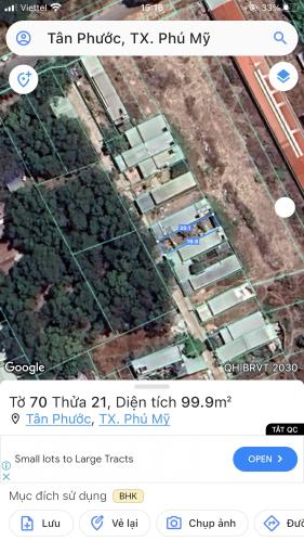Kẹt tiền kinh doanh bán gấp nền đất tâm huyết 100m2 ngay Kp Ông Trịnh Tân Phước - 1