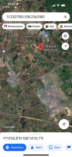 Bán đất Sông Lũy, Bắc Bình, Bình Thuận: 400.000m2( 40 ha), giá 60 tỷ.