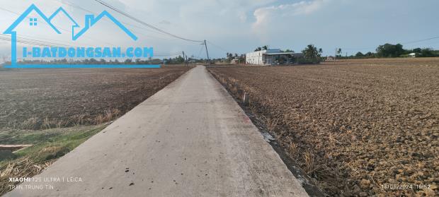 Bán lô đất thổ mặt tiền đường đan 4 m giá 500 triệu