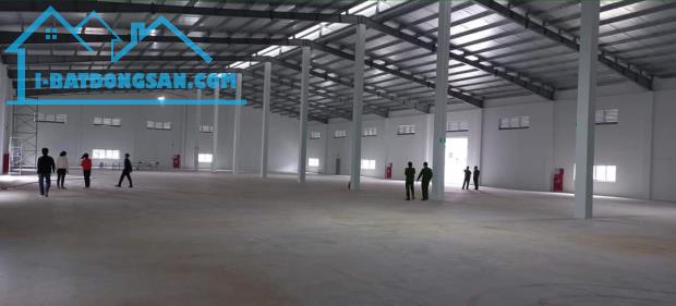Cho thuê kho xưởng tại KCN Thanh Oai , Hà Nội. Diện tích 2600m, sẵn 100m văn phòng, khung - 1