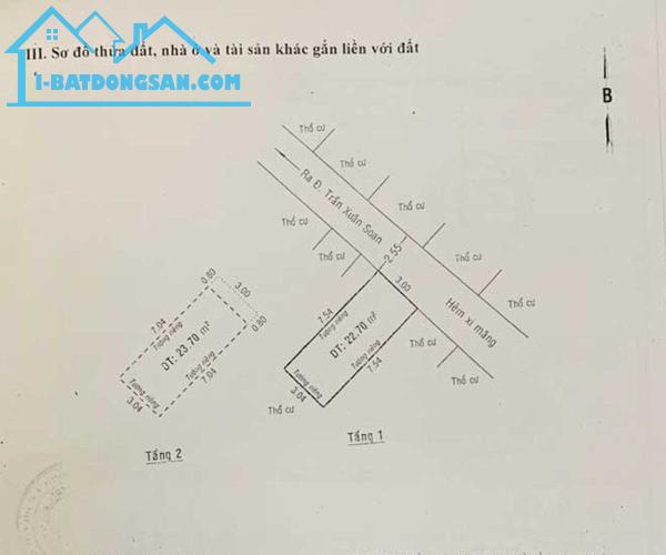 BÁN NHÀ 793 TRẦN XUÂN SOẠN. 24M2. 3 TẦNG. 4 PHÒNG NGỦ. XUNG QUANH HÀNG XÓM DÂN TRÍ - 1