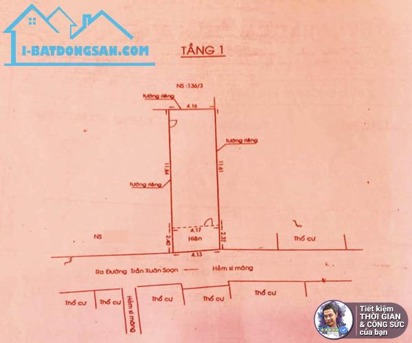 BÁN NHÀ TRẦN XUÂN SOẠN. VỪA Ở KINH DOANH VỪA CÓ PHÒNG TRỌ. 58M2. HẺM 3.3M. SÁT QUẬN 1 - 1