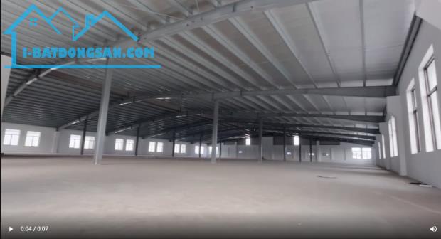 Cho thuê 5.000m2 nhà xưởng Kcn Phố Nối A,  PCCC tiêu chuẩn,Giá 3,6Usd/m2 mới xây dựng - 1