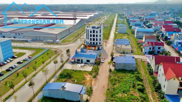 100m2 đất đấu giá 2 mặt tiền đối diện KCN yên bình thái nguyên giá giảm sâu chỉ từ 2ty - 1