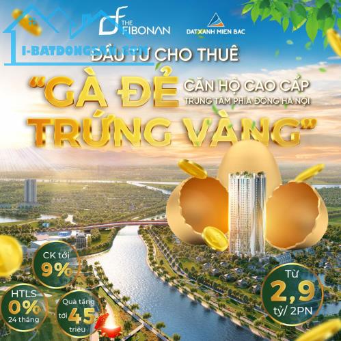 Mua nhà từ móng chắc thắng 20%, mở bán đợt 1 căn hộ The Fibonan Ecopark CK 9% - 3