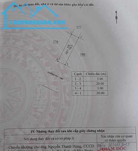 Bán Đất Đẹp Mỹ Miều có 1 không 2, Dự Án 1/500 Phường 3, Tây Ninh, 100m2, chỉ 3,5 tỷ - 1