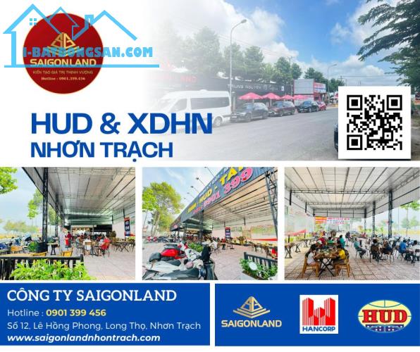 Saigonland Nhơn Trạch - Nhận Ký Gửi, Mua Bán, Tư Vấn Đất Nền Nhơn Trạch, Dự Án Hud - XDHN - 1