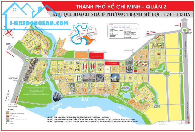 Bán đất biệt thự đường 69A, dự án Huy Hoàng, phường Thạnh Mỹ Lợi, Q2, - 1