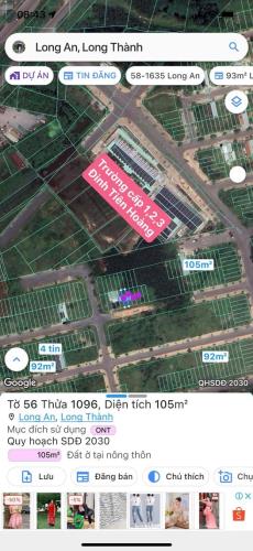 Bán gấp trong tuần 5 nền liền kề KDC An Thuận Long Thành gần trường học giá gốc rẻ hơn - 1
