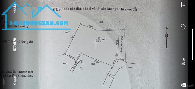 CHÍNH CHỦ BÁN 570M2 ĐẤT THỔ CƯ GIÁ TỐT NHẤT KHU VỰC THANH THỦY-CÓ NGUỒN NƯỚC NÓNG. - 1