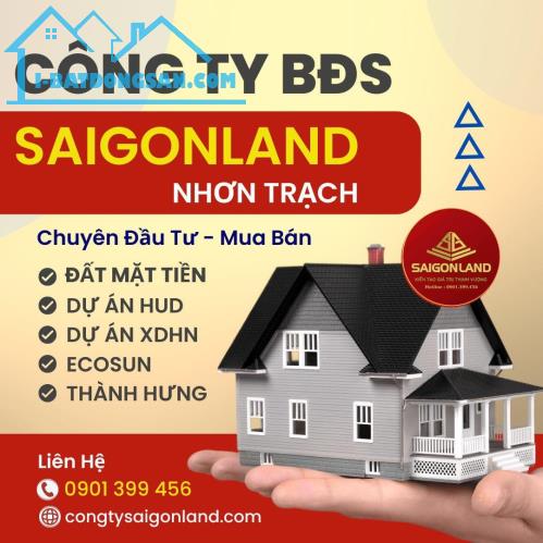 Saigonland Nhơn Trạch - Mua bán Đất Nền Sổ Sẵn Nhơn Trạch - Đất nền sân bay Long Thành. - 4