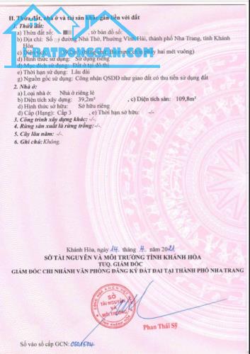 Ngộp Bank bán nhanh nhà 3 tầng 70m cuối đường Đặng  tất  hạ từ 5 tỷ xuống 4 tỷ 2