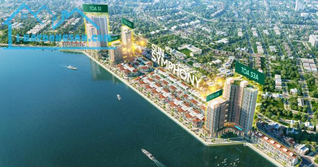 Căn hộ Sun Symphony Đà Nẵng, tổ hợp căn hộ sông Hàn, view pháo hoa, chiết khấu 19% - 1