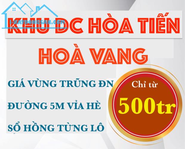 ☄️☄️☄️ HÀNG HOT, ĐẤT ĐÀ NẴNG GIÁ SỤP CHỈ 8tr/m GẦN CHỢ HÒA TIẾN- 0935995042 - - 1